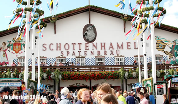 Schottenhamelzelt - Bierzelte Oktoberfest - Schottenhamel Festzelt auf der Wiesn