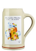 Oktoberfestkrug 2013 - Bierkrug ohne Deckel