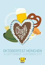 Neues Oktoberfestplakat als Krugmotiv
